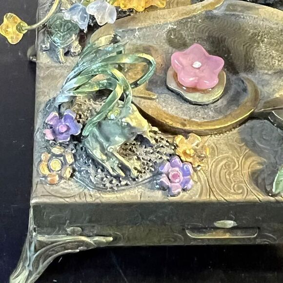 Sweet Romance USA vintage trinket box - Picture 2 of 9